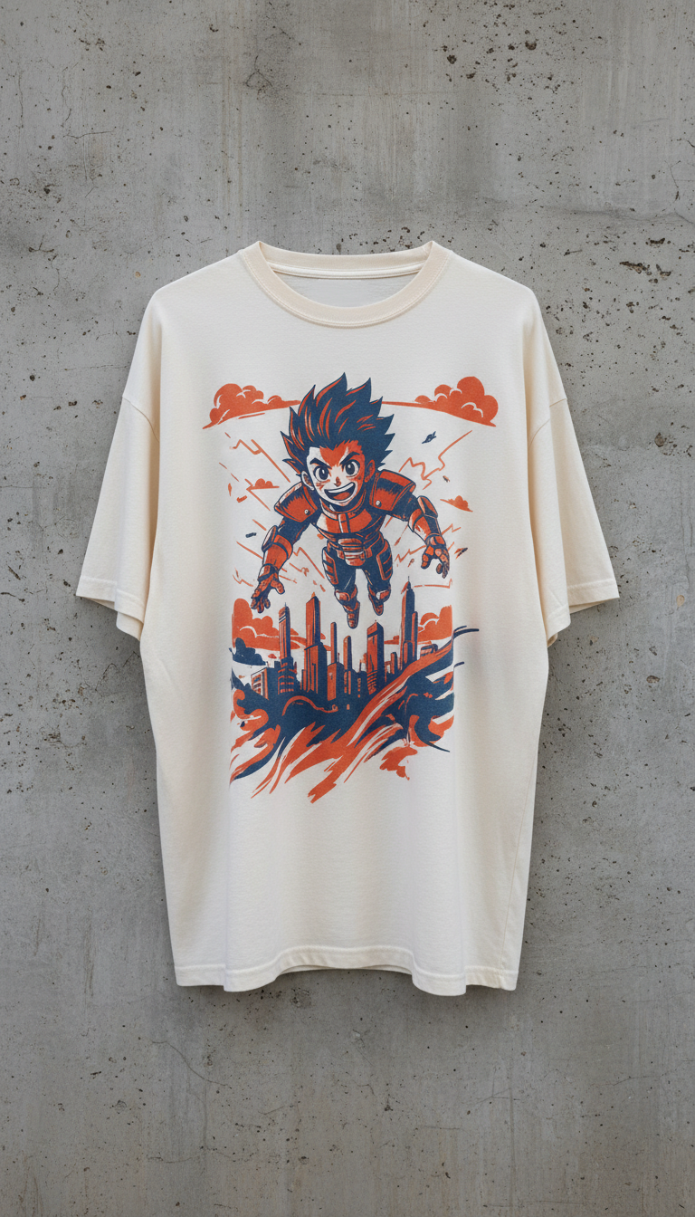 T-Shirt Oversize Graphique