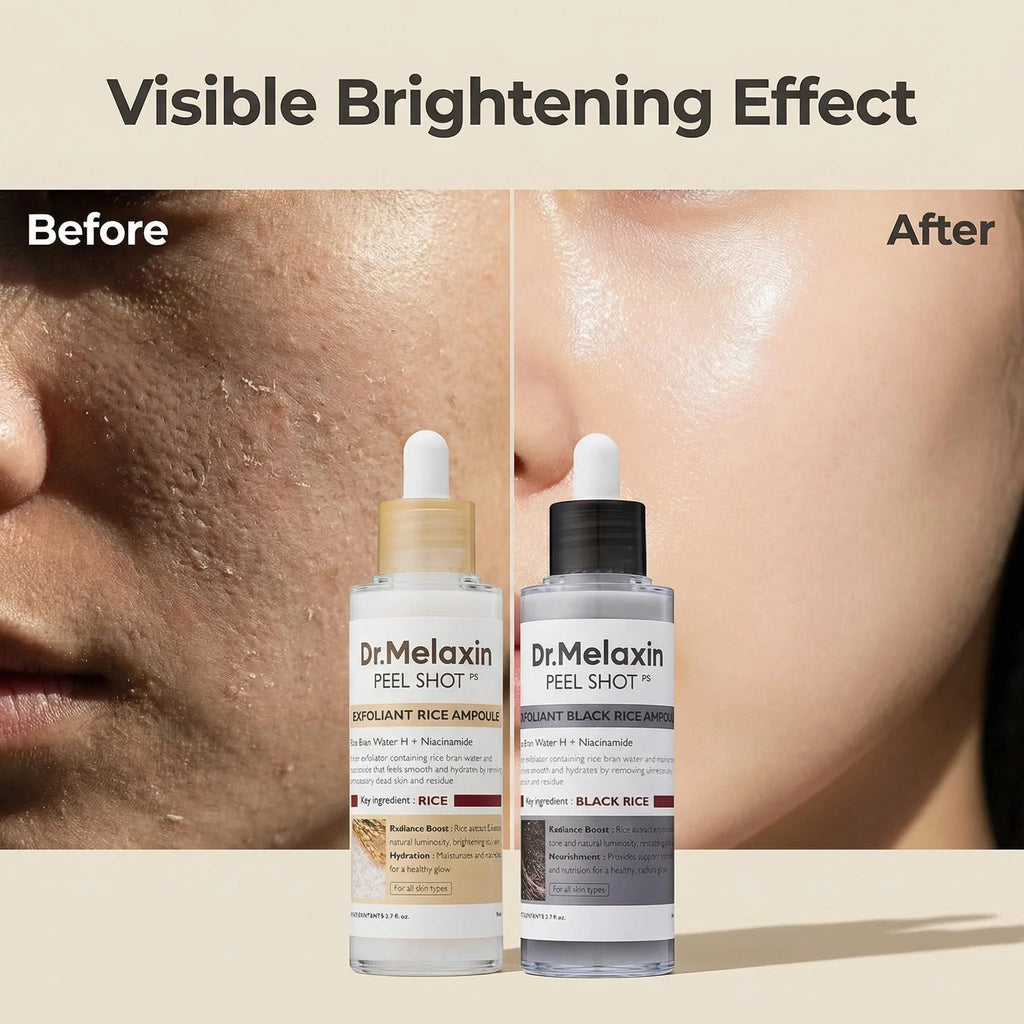 Ampoule Exfoliante au Riz Noir 80ml