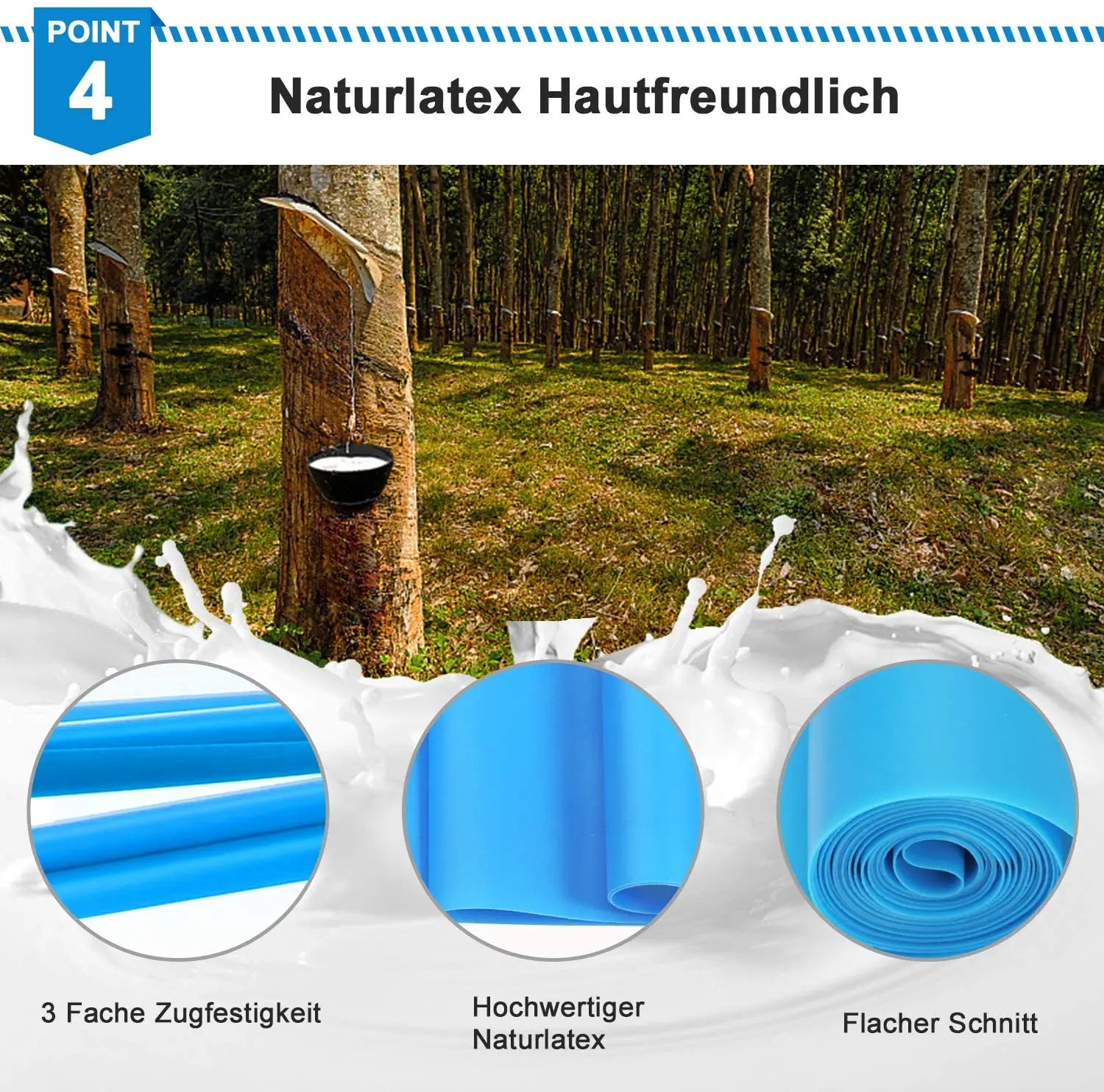 Lot de 3 bandes élastiques de fitness