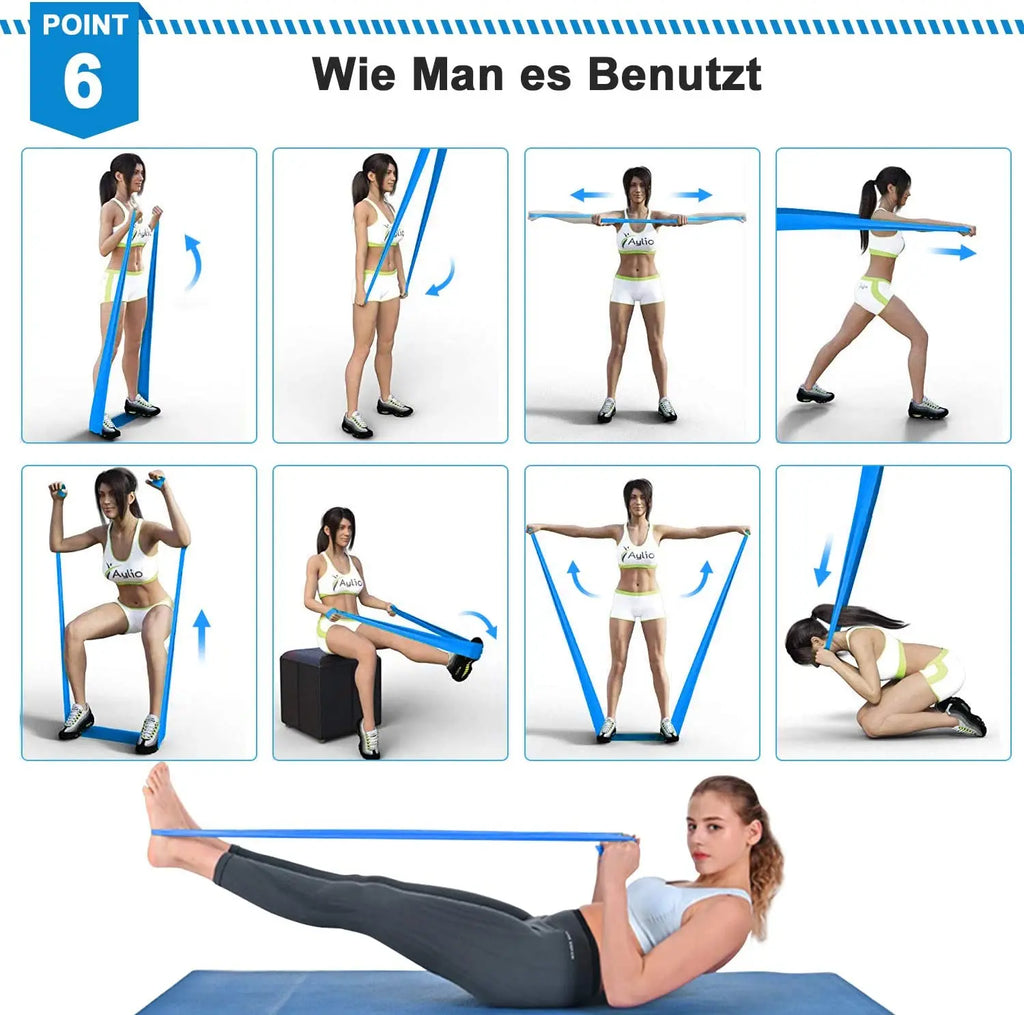 Lot de 3 bandes élastiques de fitness