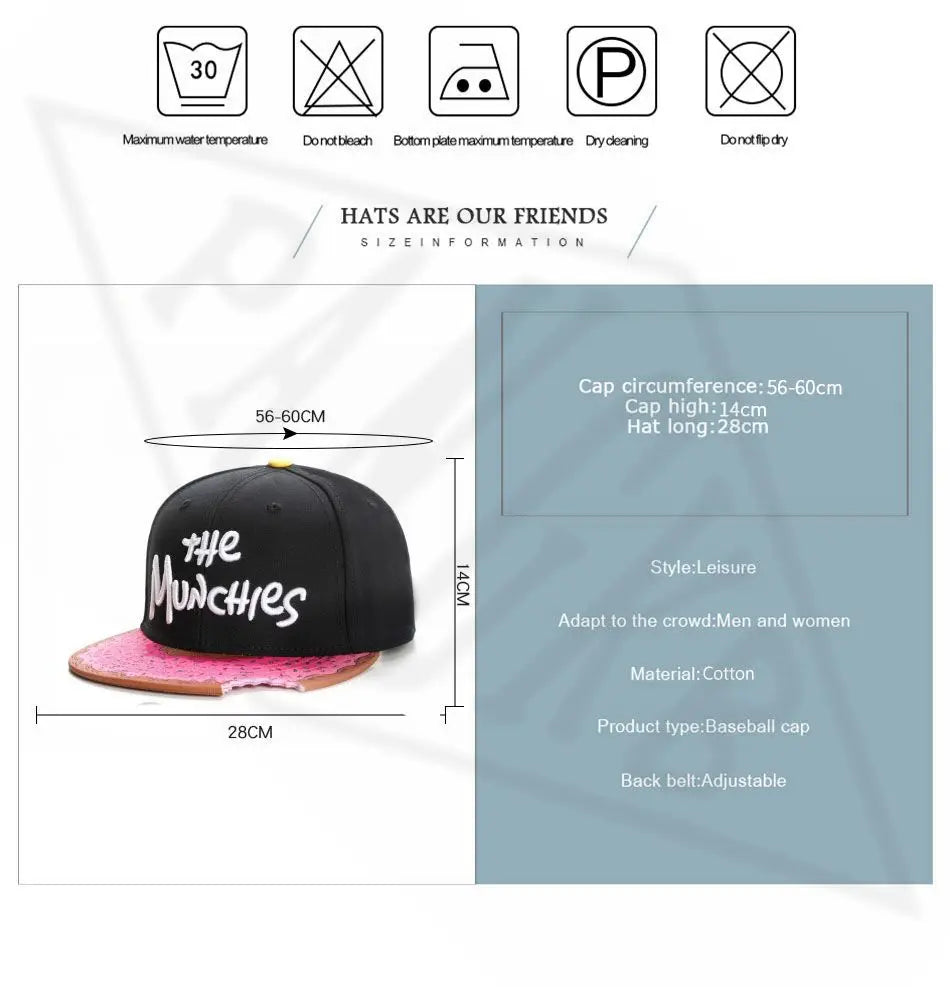 Casquette Snapback Unisexe Style Streetwear