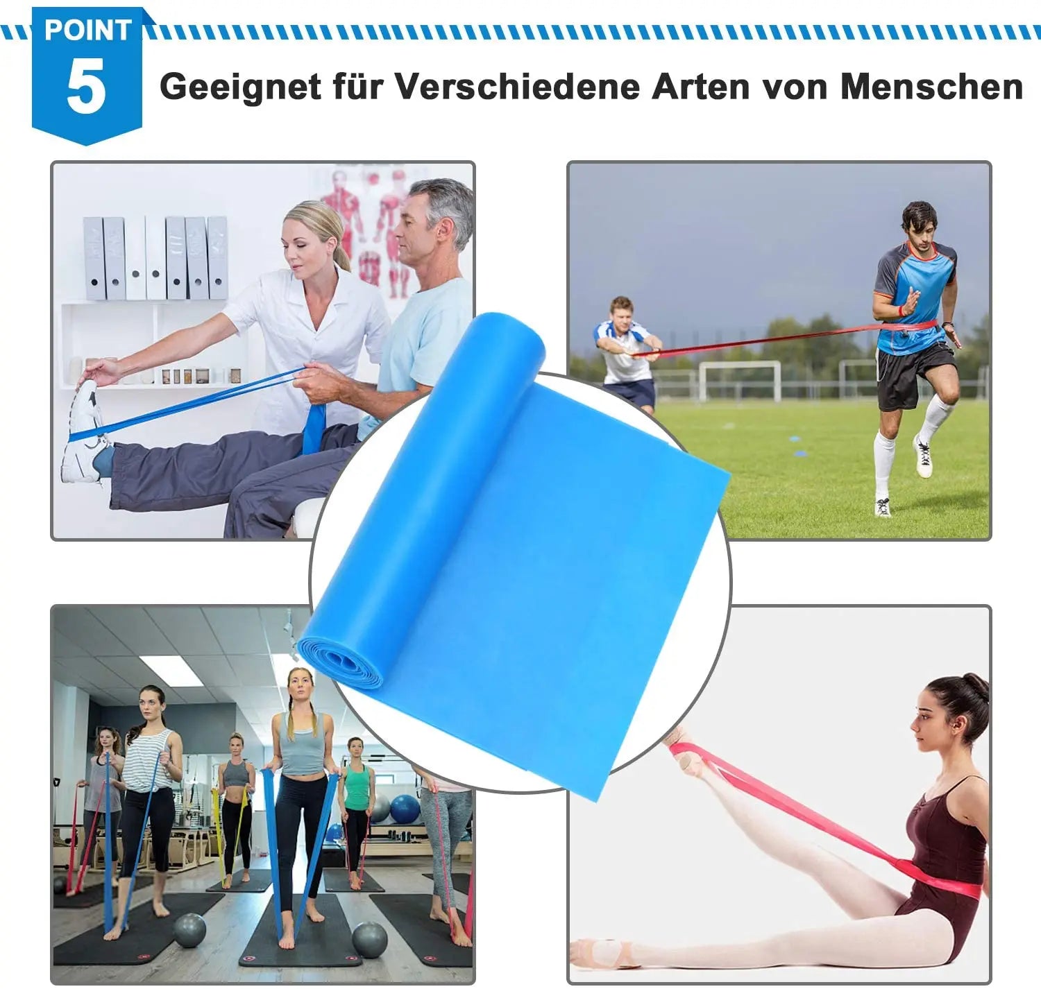 Lot de 3 bandes élastiques de fitness