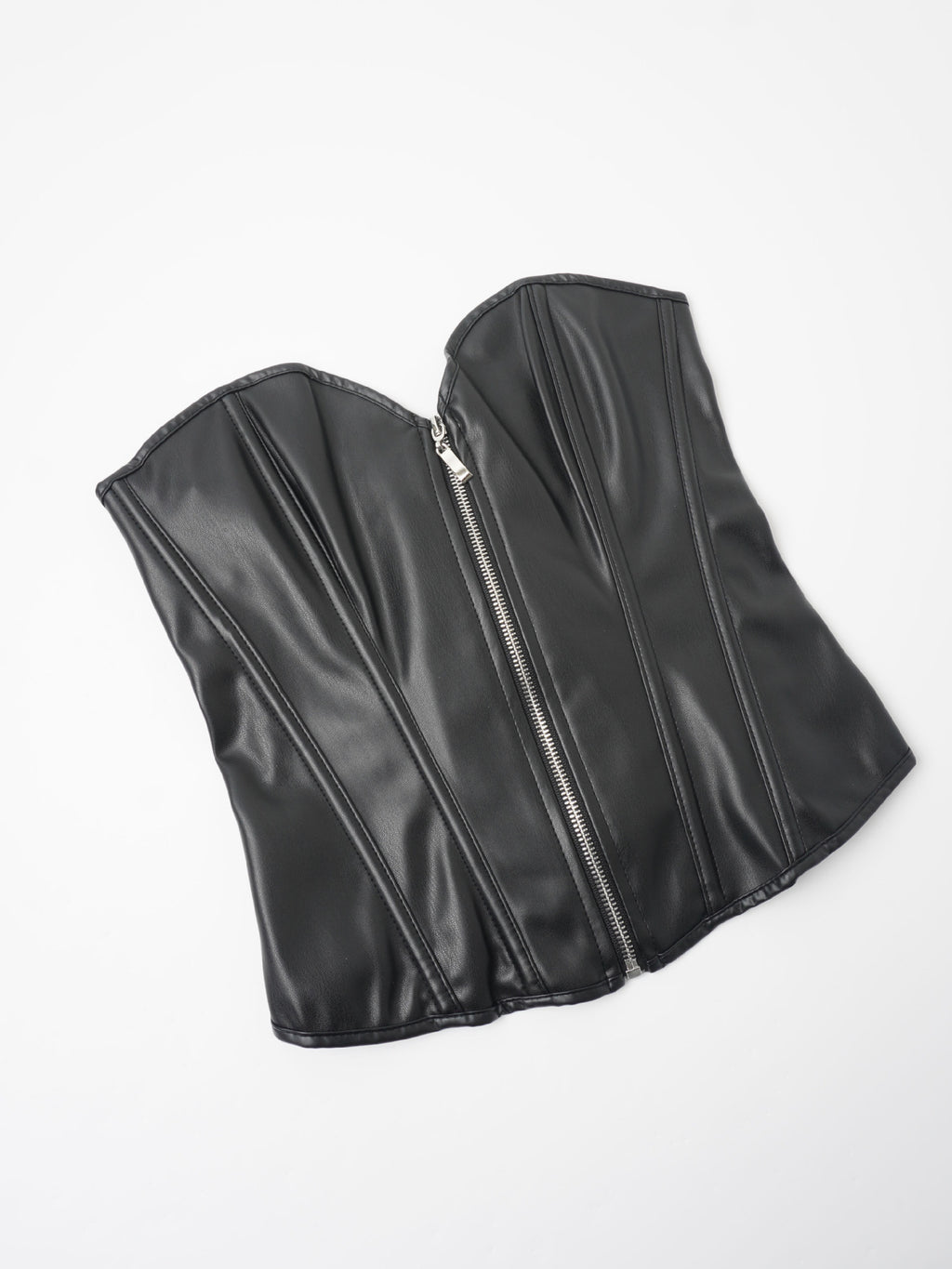 Corset Simili Cuir Gainant
