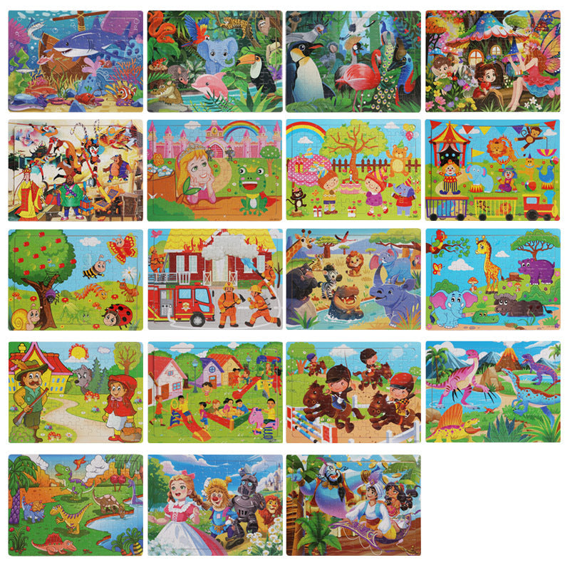 Puzzle en Bois pour Enfant - 80 Pièces