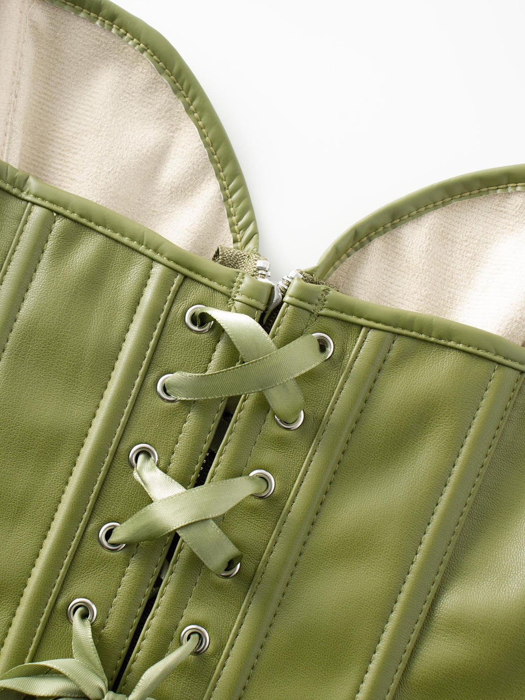 Corset Simili Cuir Gainant
