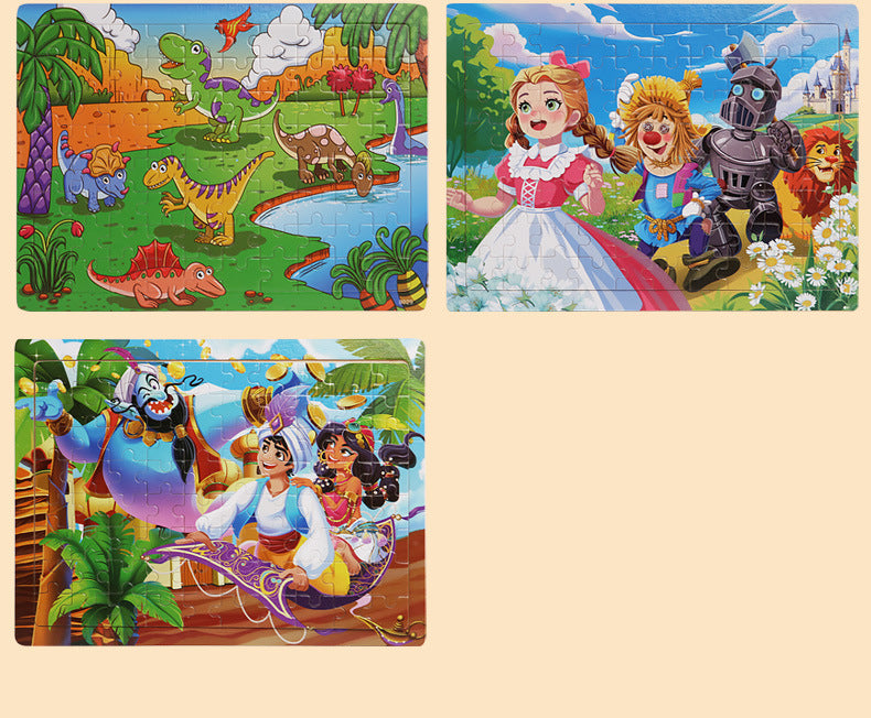 Puzzle en Bois pour Enfant - 80 Pièces
