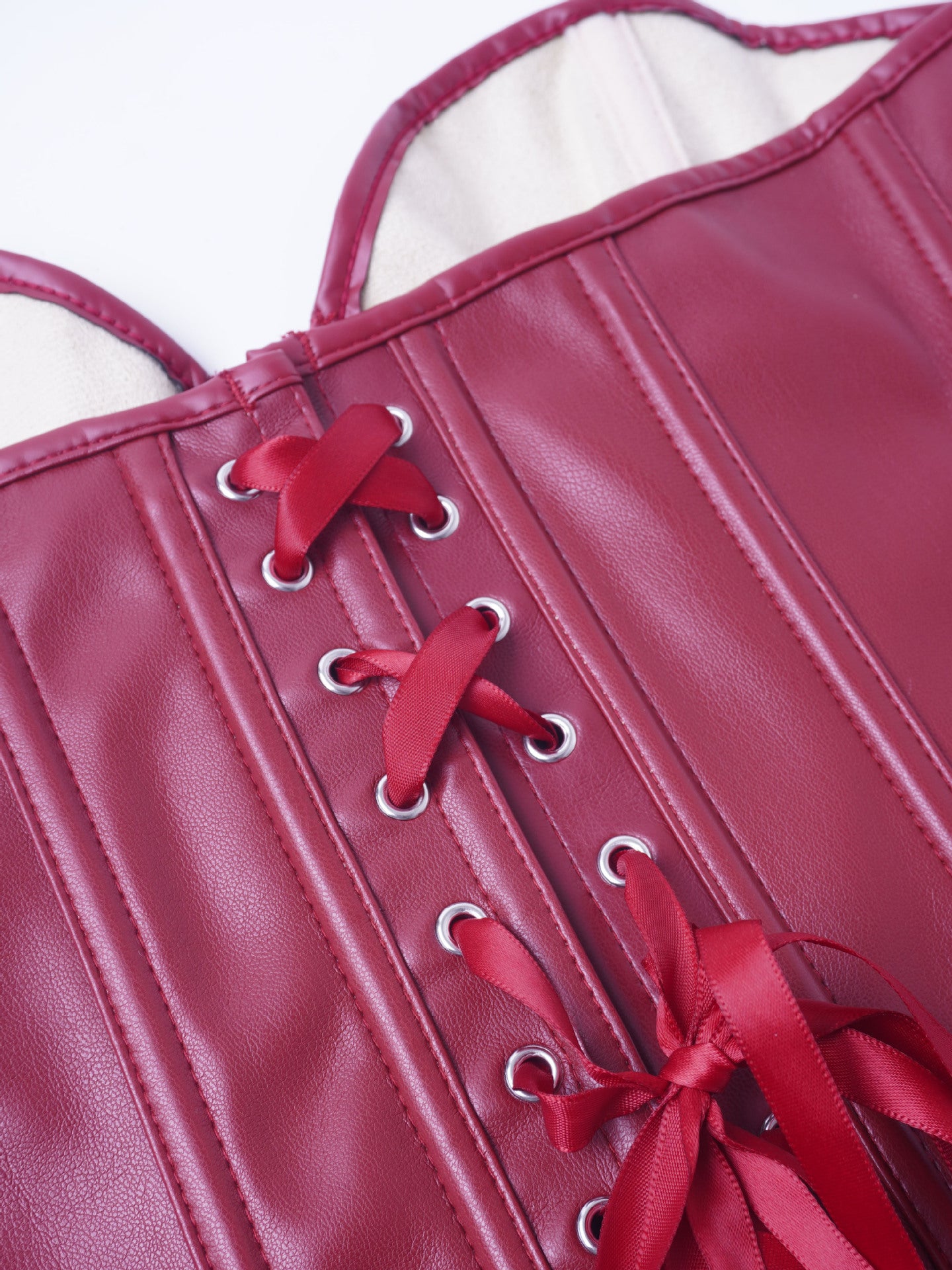 Corset Simili Cuir Gainant