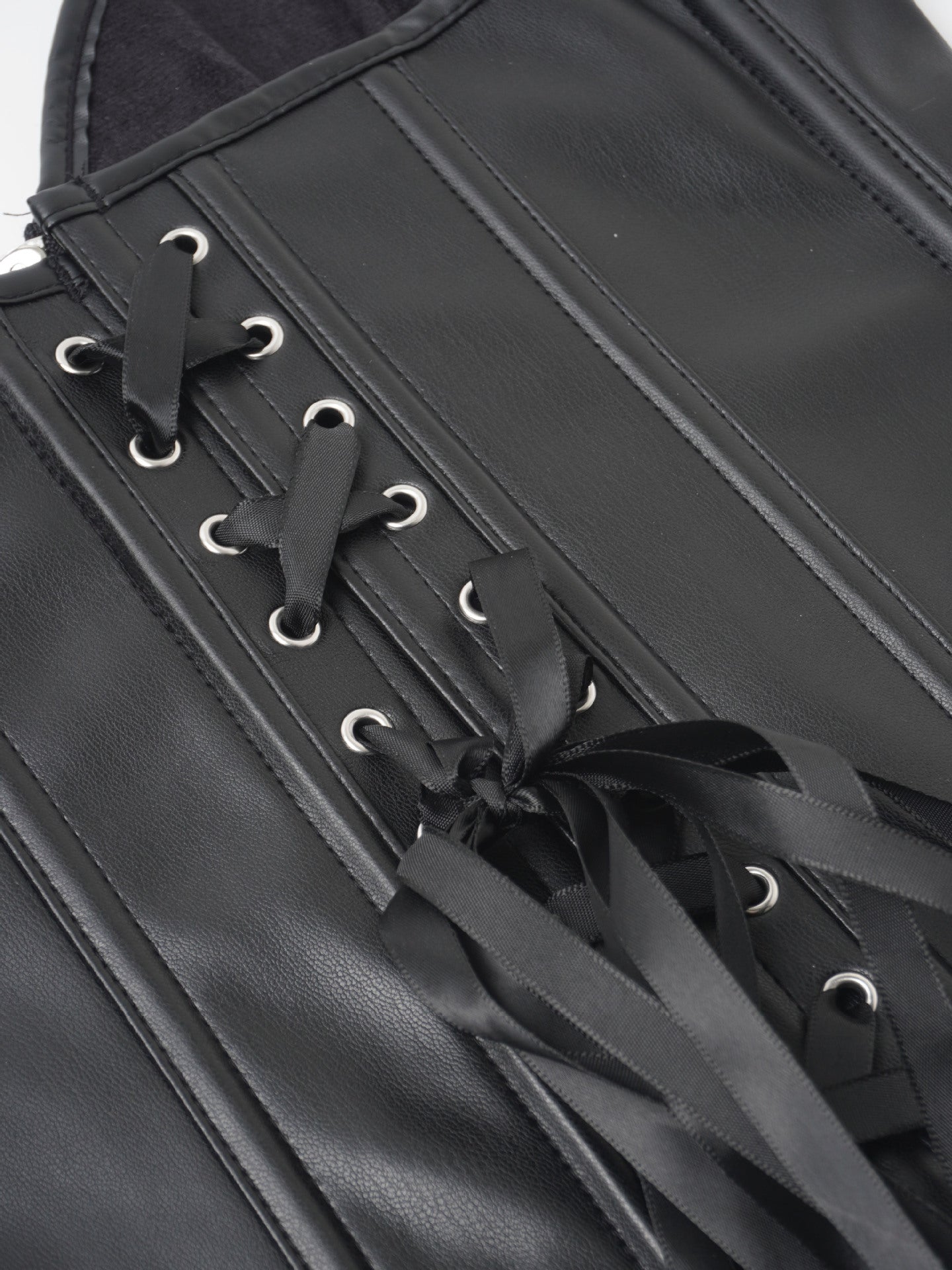 Corset Simili Cuir Gainant