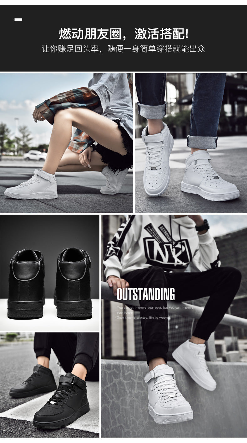 Sneakers Unisexe Blanches Style Coréen Casual