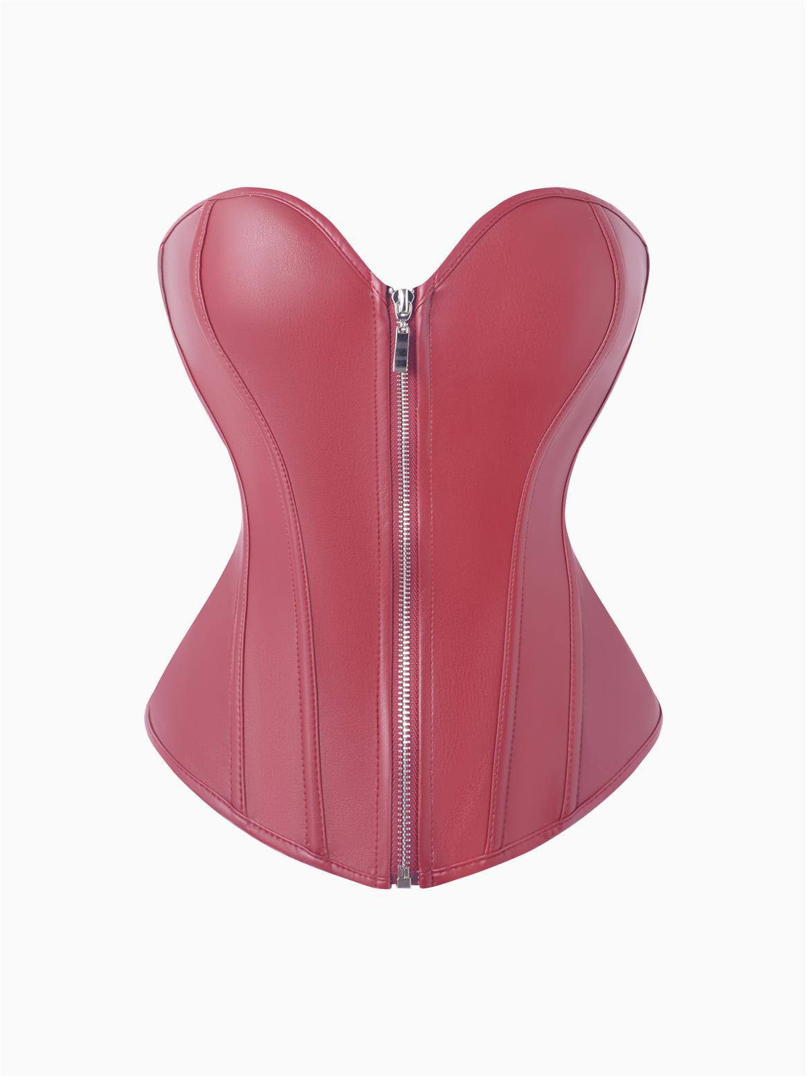 Corset Simili Cuir Gainant