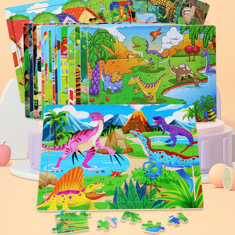 Puzzle en Bois pour Enfant - 80 Pièces