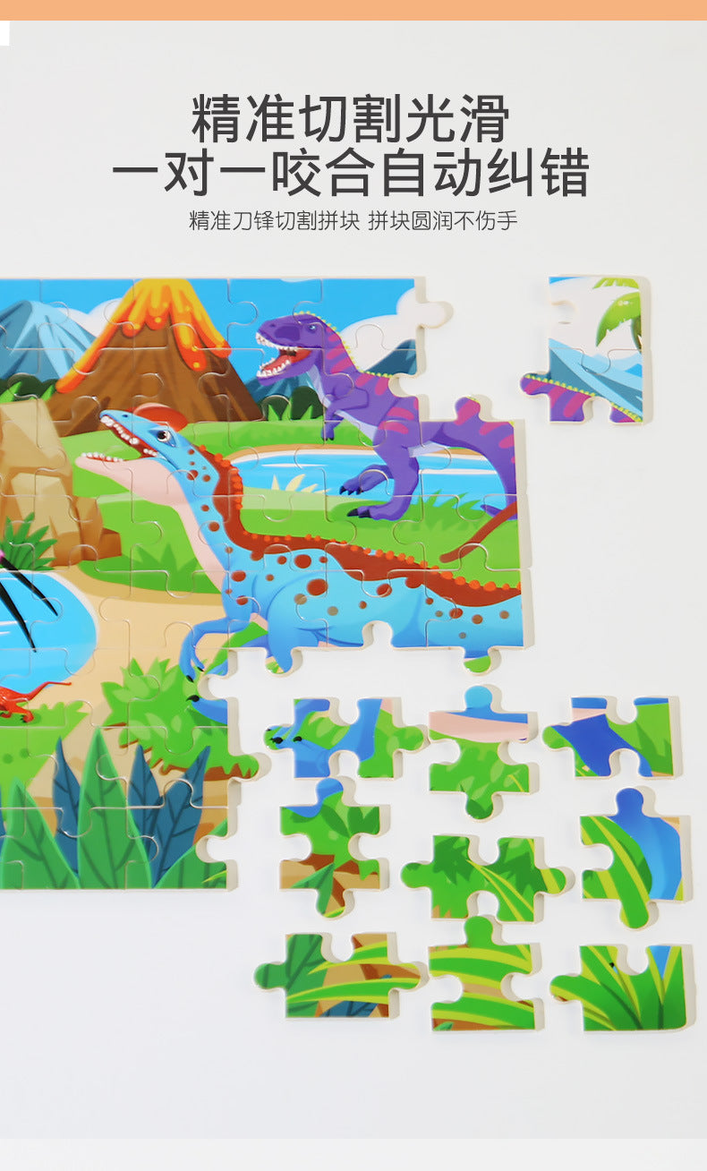 Puzzle en Bois pour Enfant - 80 Pièces