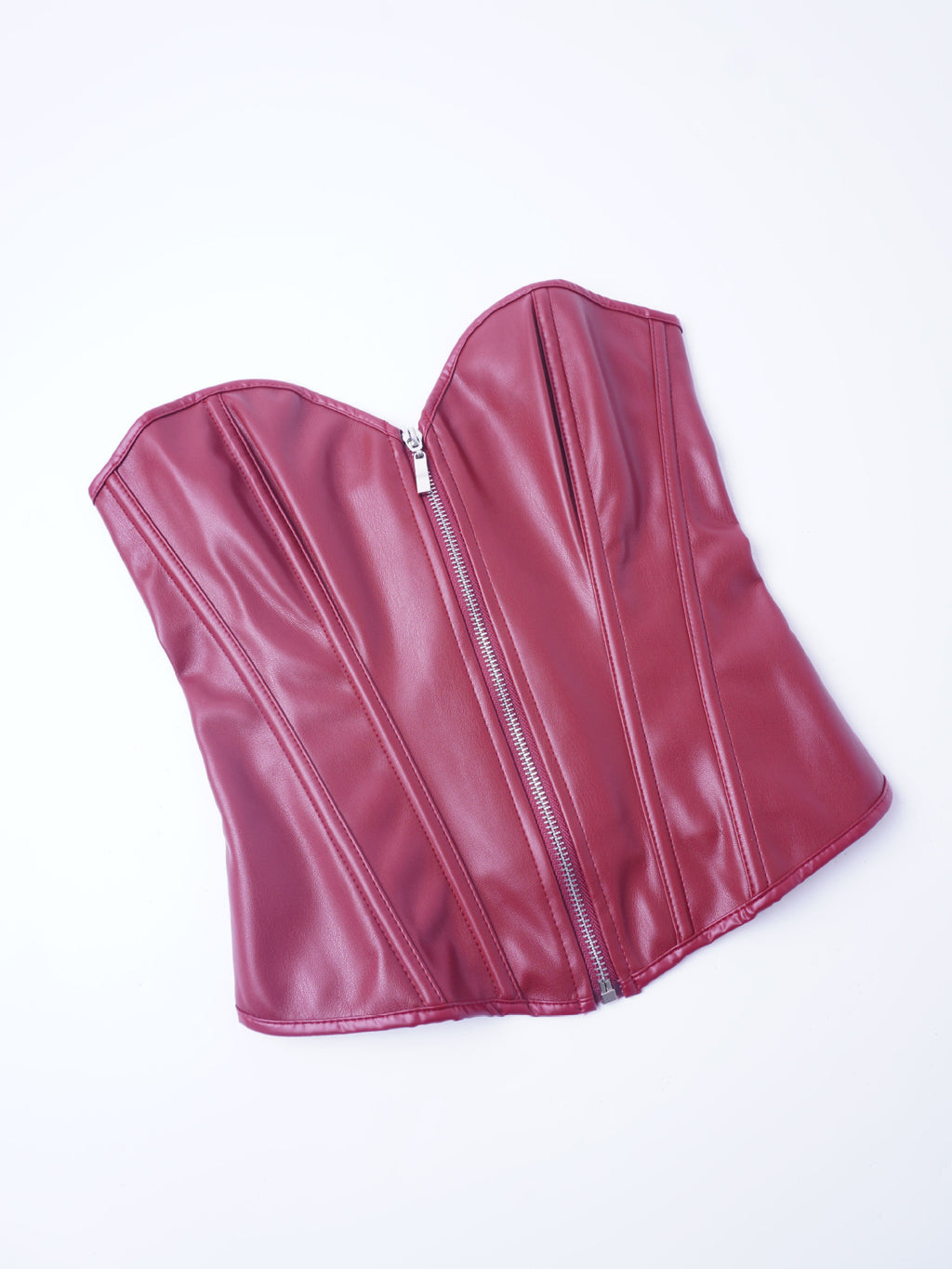 Corset Simili Cuir Gainant