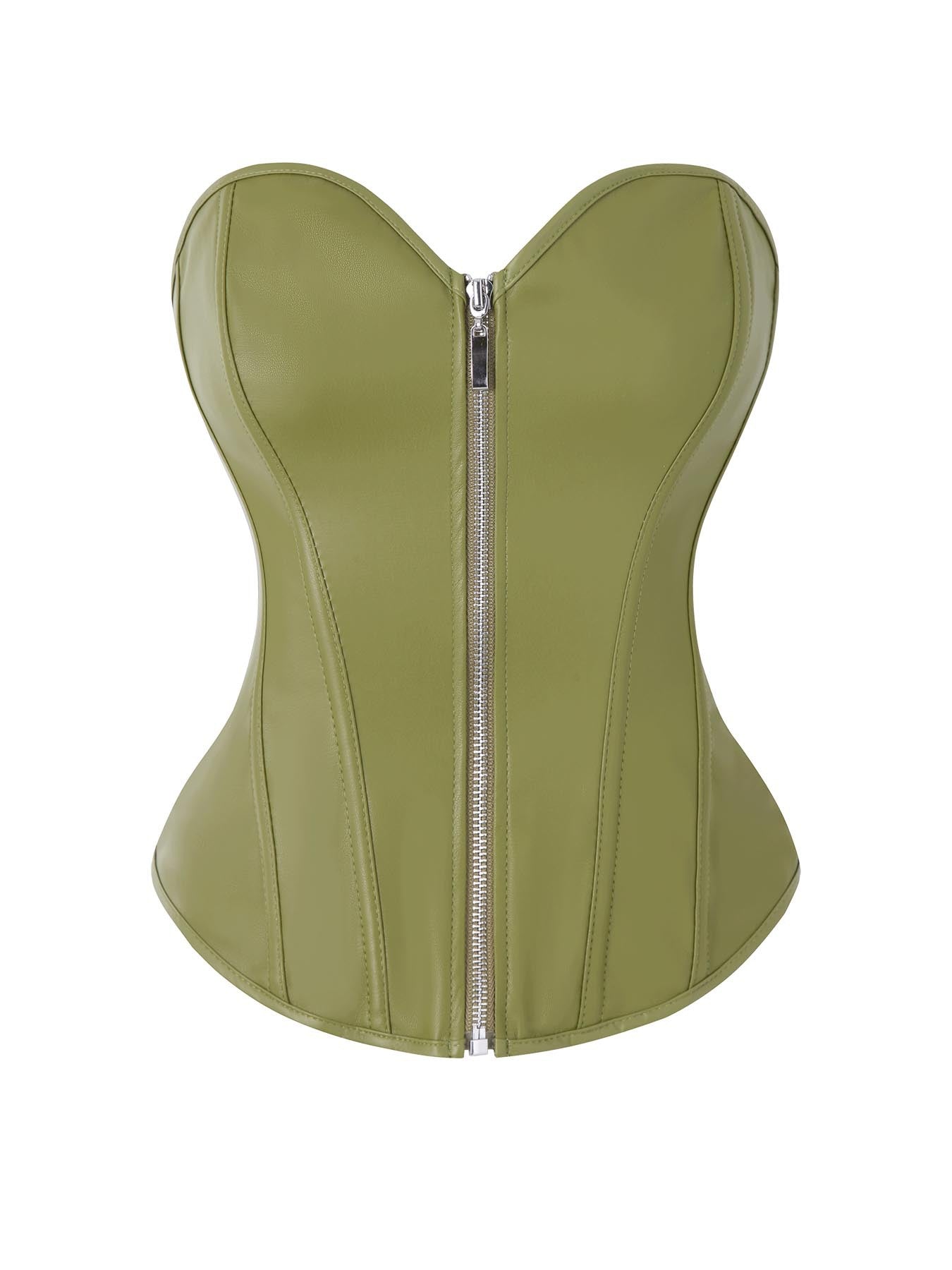Corset Simili Cuir Gainant