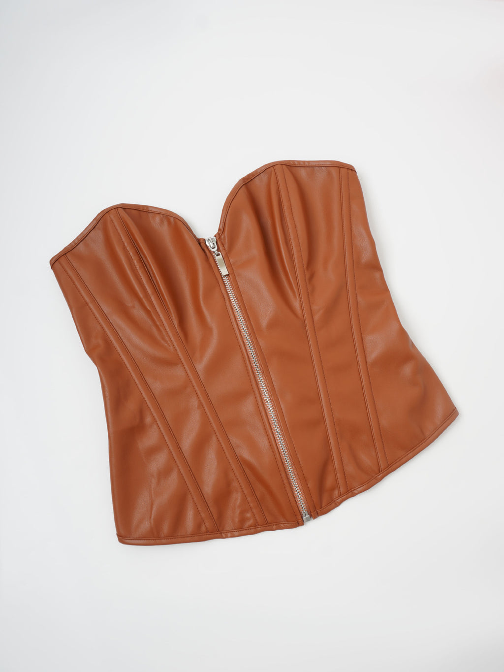Corset Simili Cuir Gainant