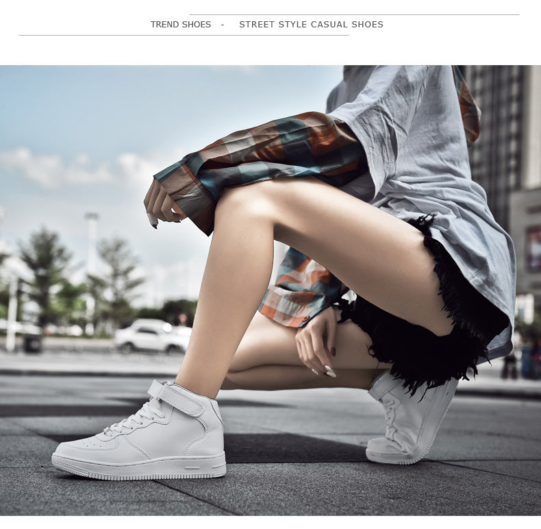 Sneakers Unisexe Blanches Style Coréen Casual