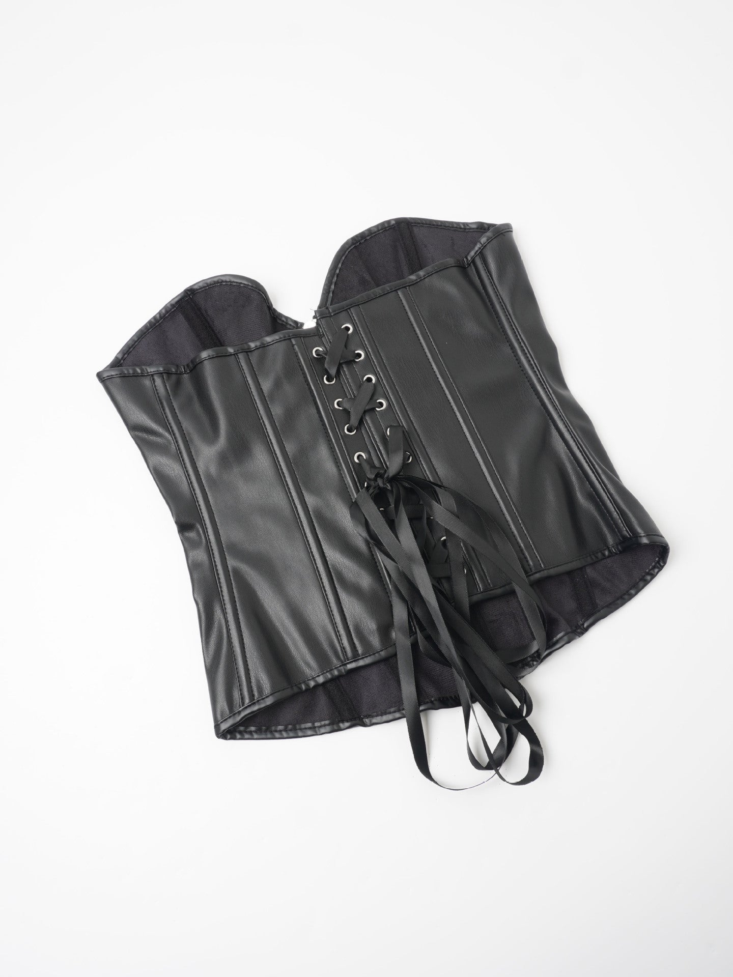 Corset Simili Cuir Gainant