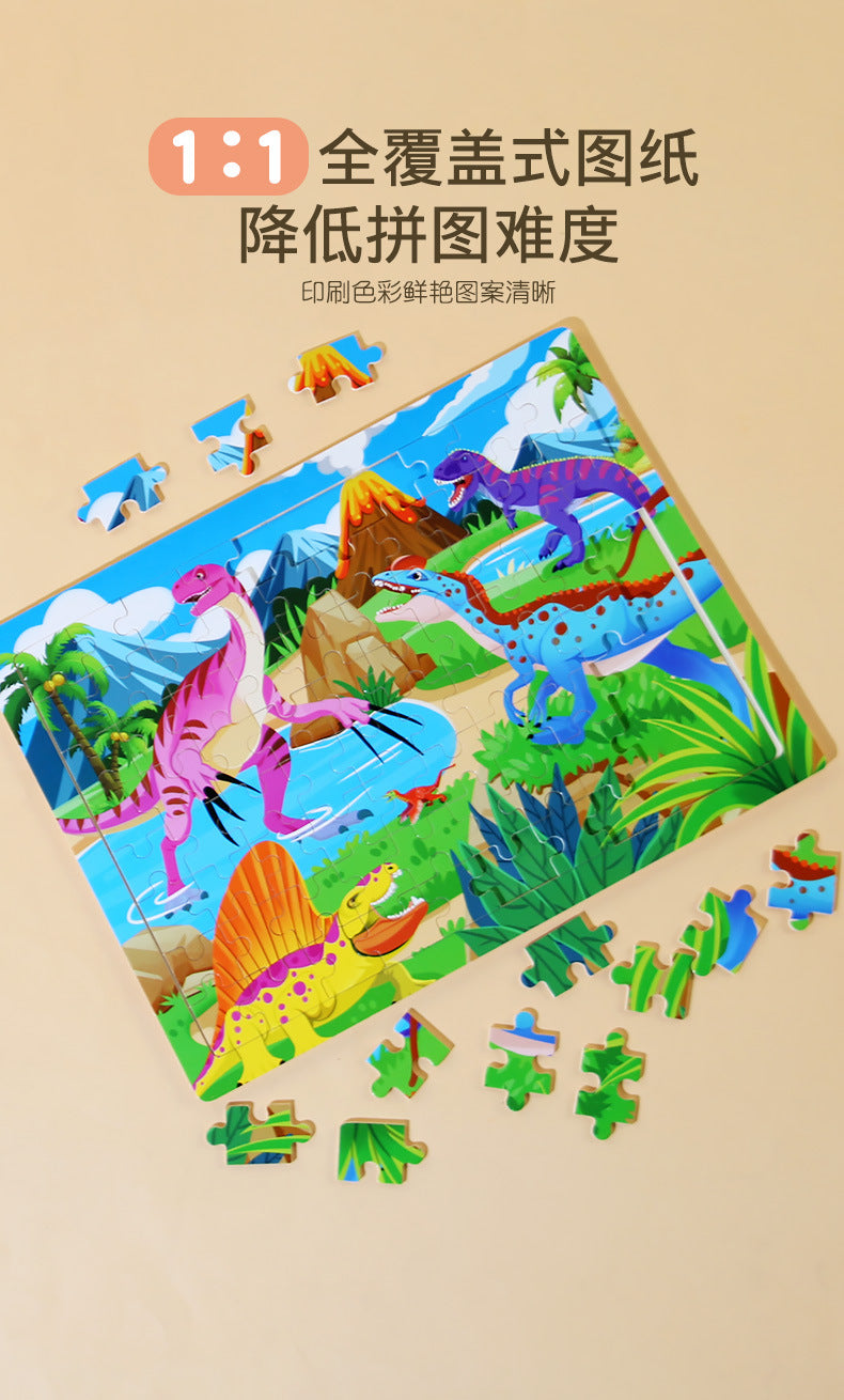 Puzzle en Bois pour Enfant - 80 Pièces