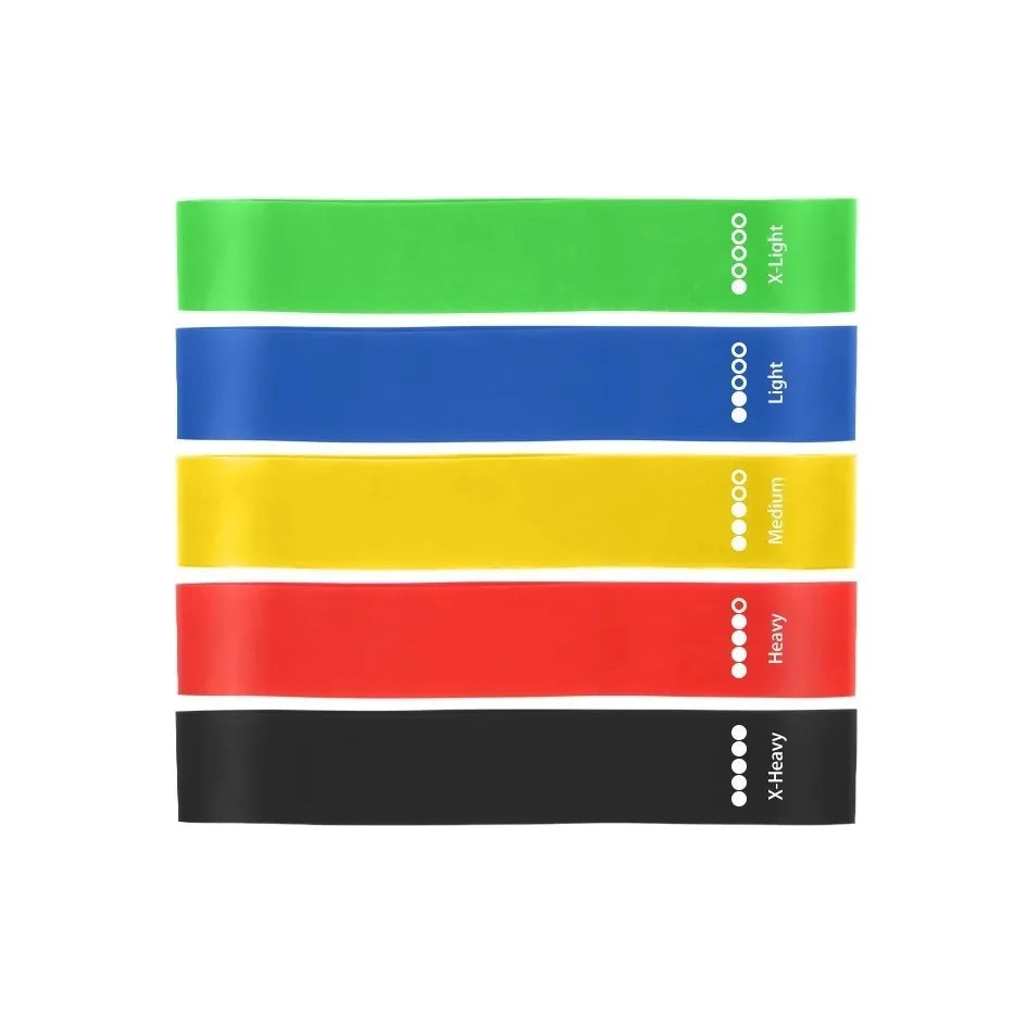 Lot de 5 bandes de résistance élastiques