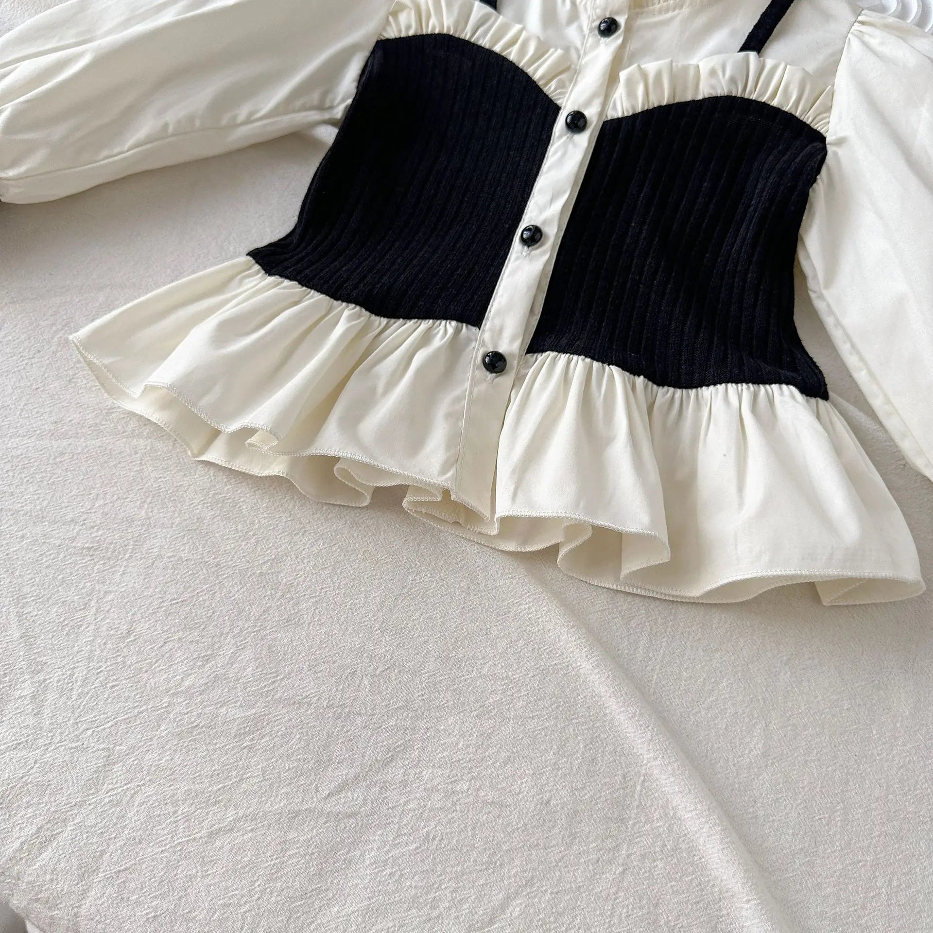 Ensemble Fille Chemise et Pantalon Évasé