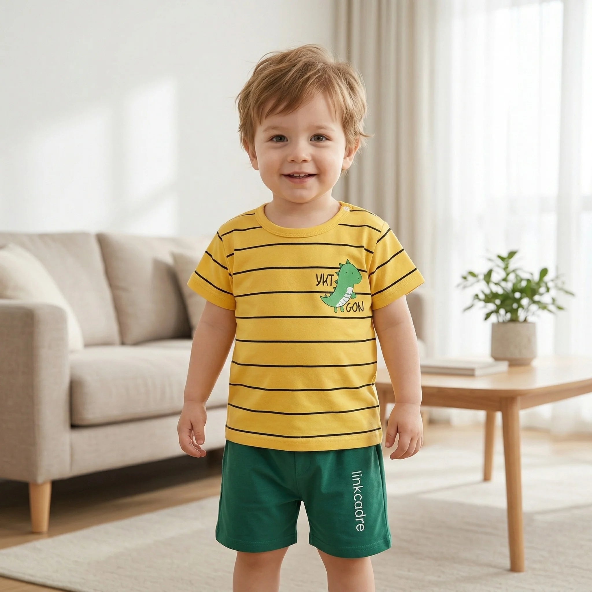 Ensemble Bébé Rayé 2 Pièces Été