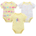Lot Bodys Bébé Fille Coton Floral