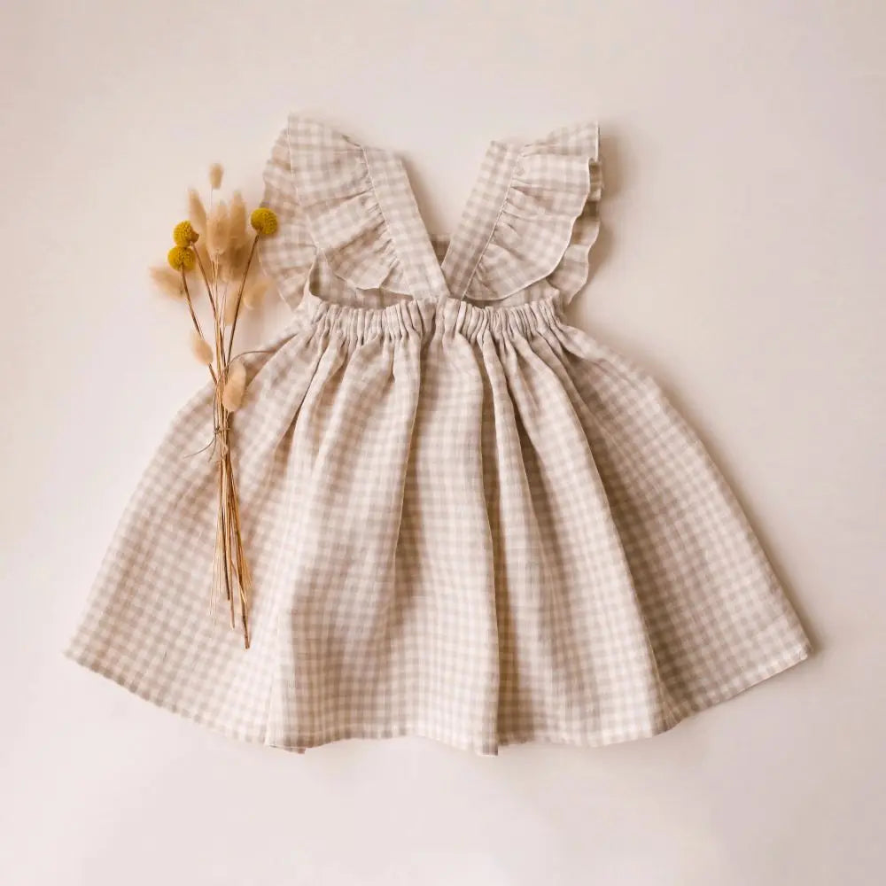 Robe Été Lin Coton pour Fille