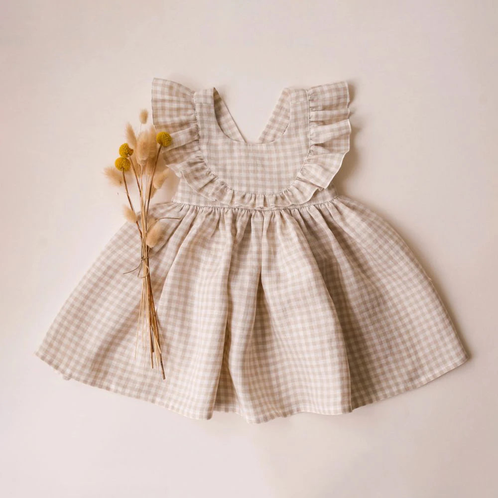 Robe Été Lin Coton pour Fille