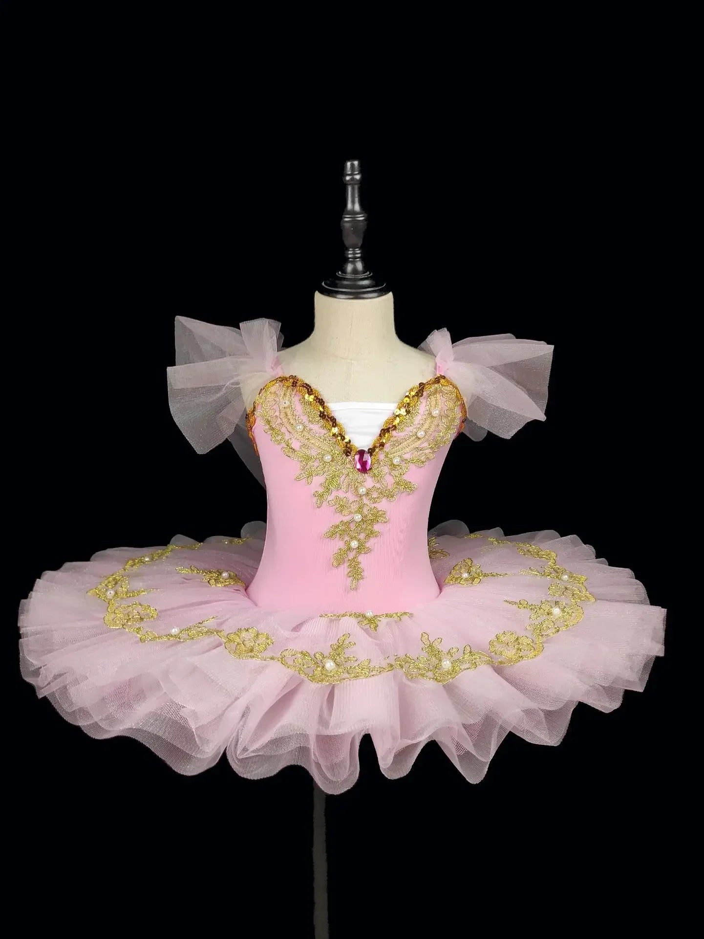 Robe Tutu de Danse Élégante pour Fille