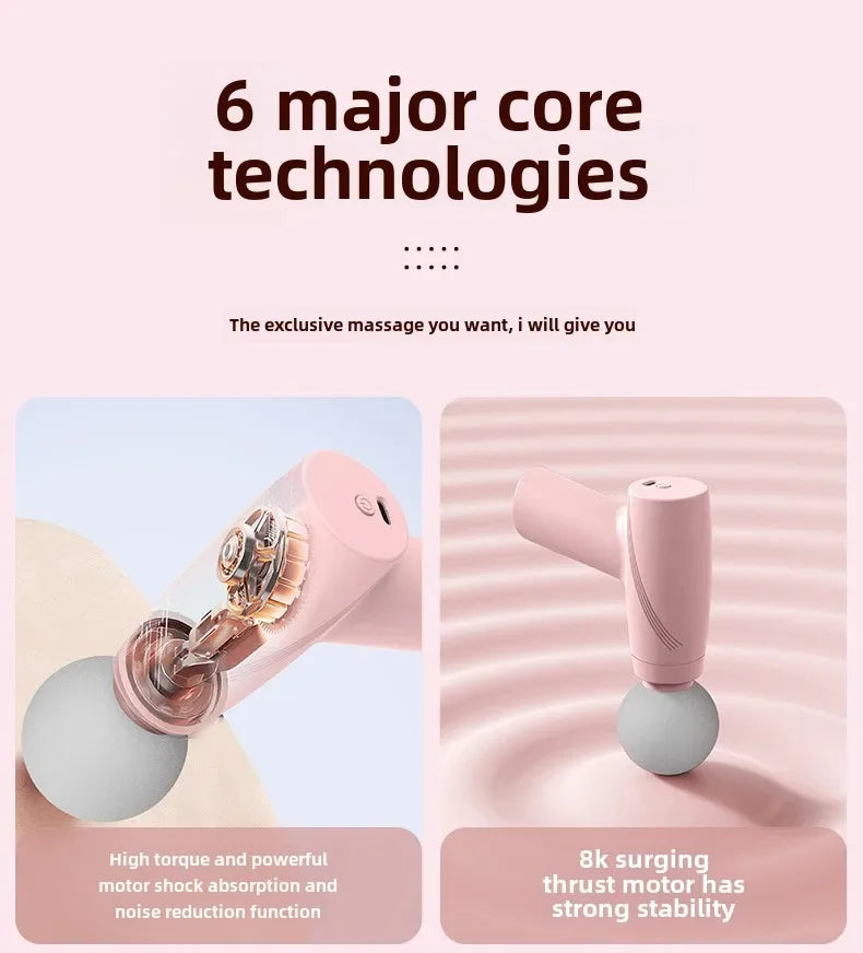 Mini pistolet de massage portable