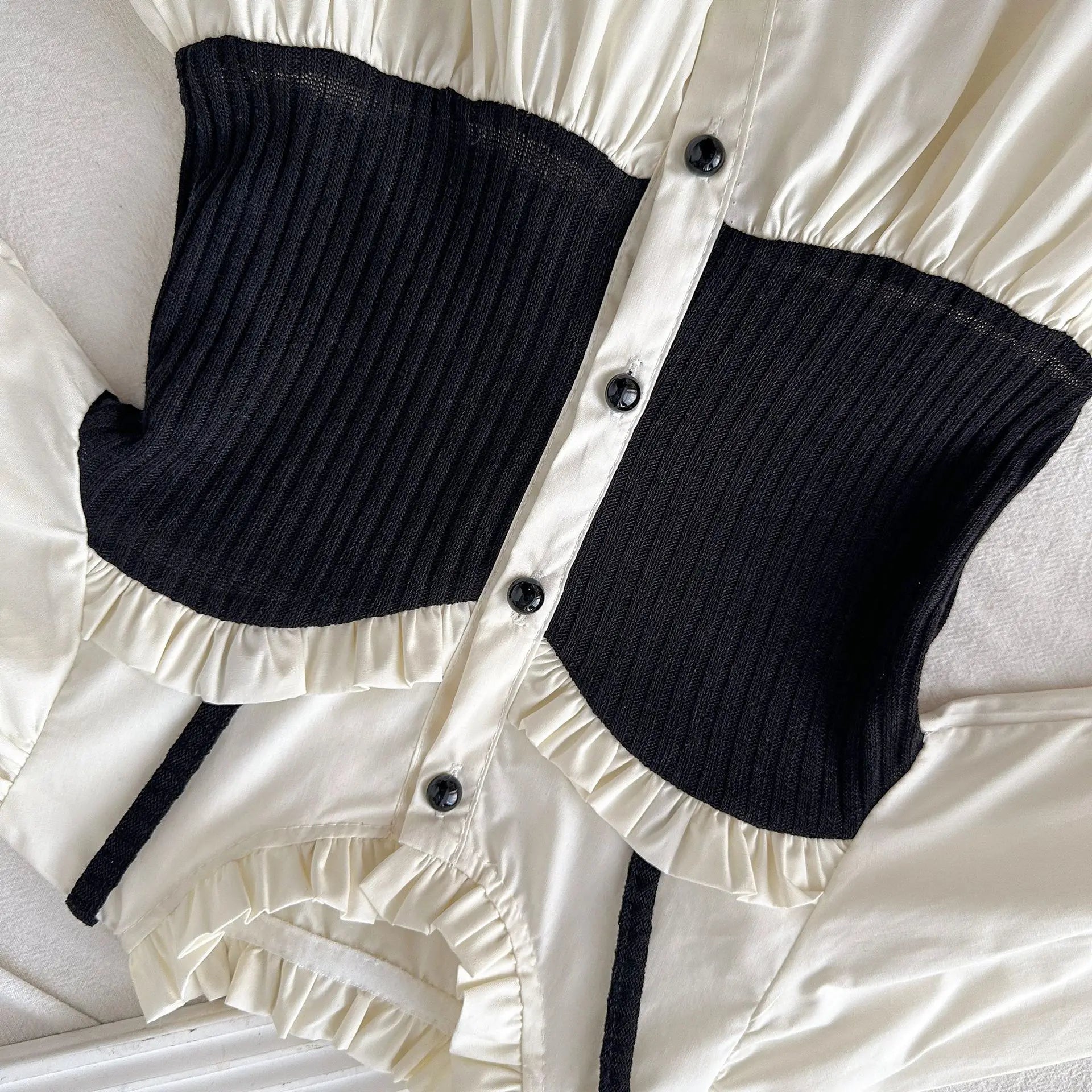 Ensemble Fille Chemise et Pantalon Évasé