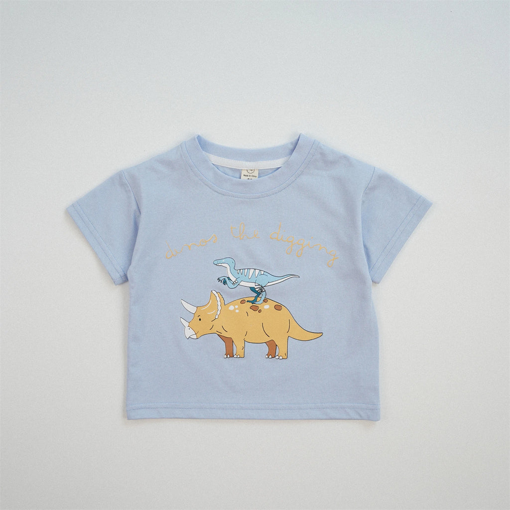 T-shirt Enfant Dinosaure Coton