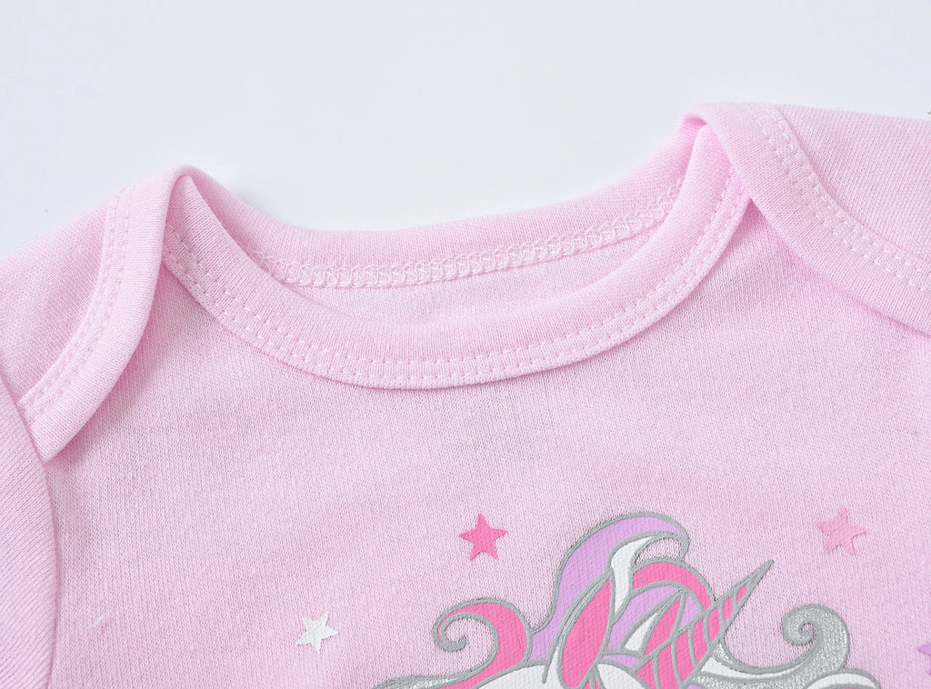 Lot Bodys Bébé Fille Coton Floral