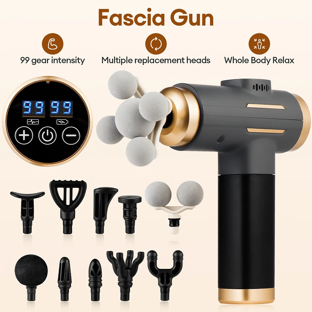 Pistolet de massage 11-en-1