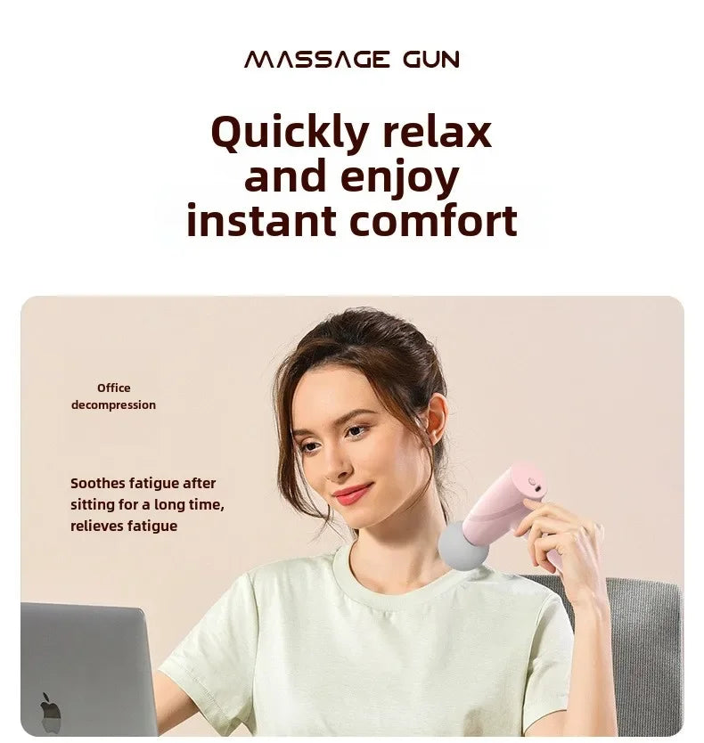 Mini pistolet de massage portable