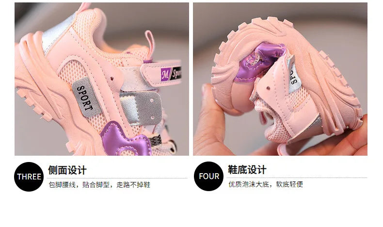 Chaussures de Sport Bébé Semelle Souple Respirante
