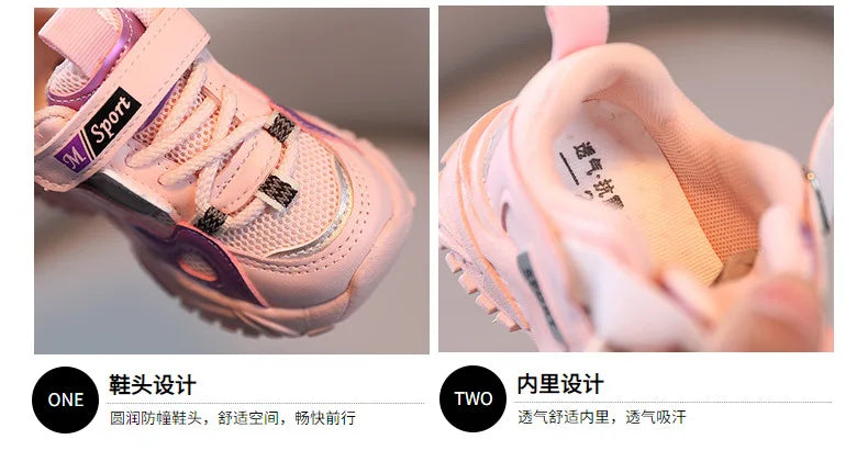 Chaussures de Sport Bébé Semelle Souple Respirante