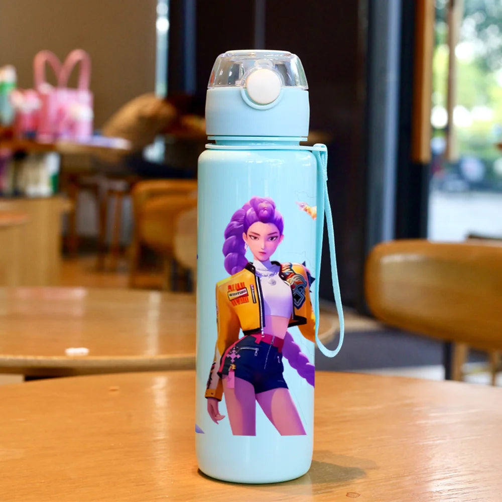 Gourde Motif Fille 700ml Résistante