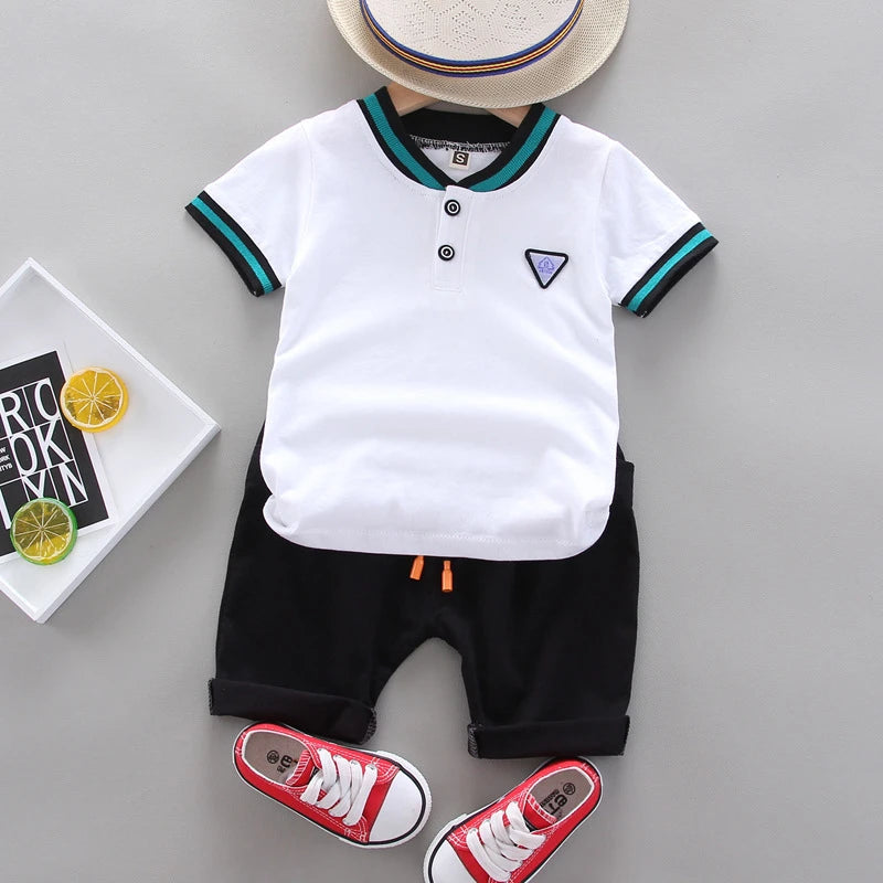 Ensemble Polo Bébé Garçon Coton Été