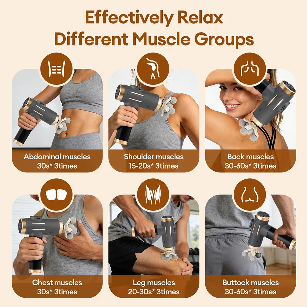 Pistolet de massage 11-en-1