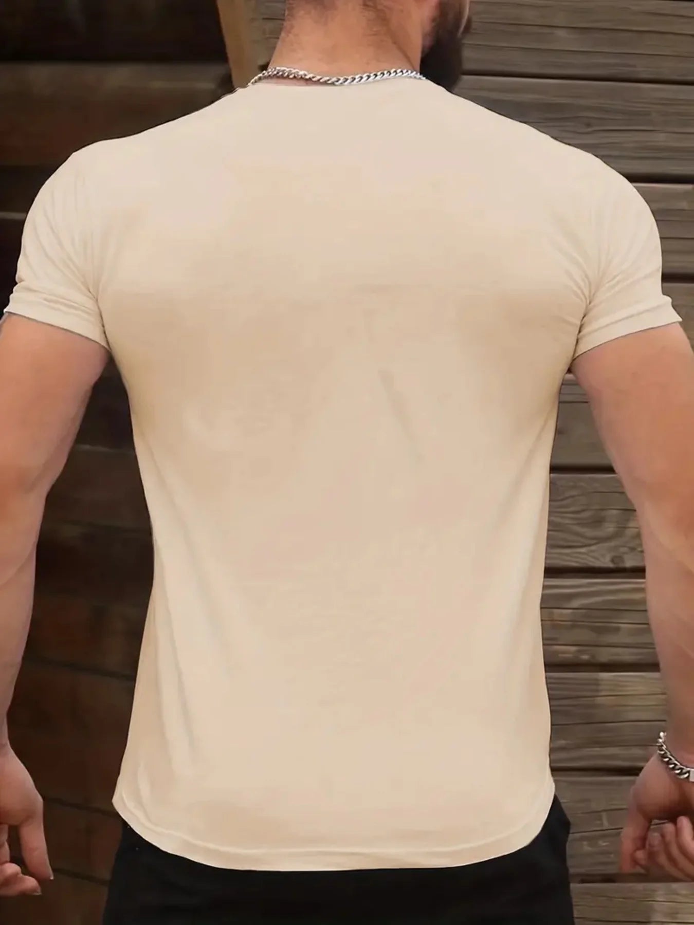 T-Shirt Homme Coton Imprimé Casual