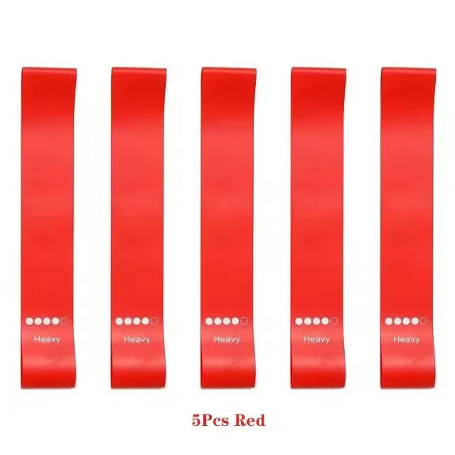 Lot de 5 bandes de résistance élastiques