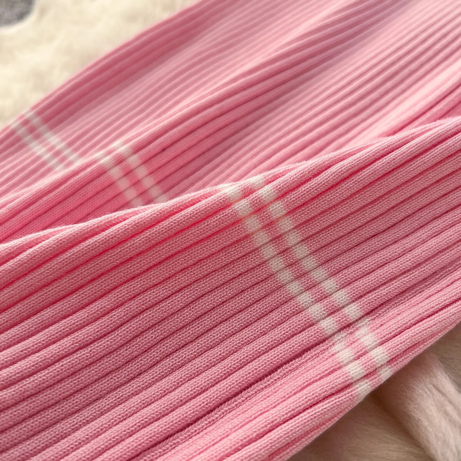 Robe Tricot Chic Ceinture Métallique