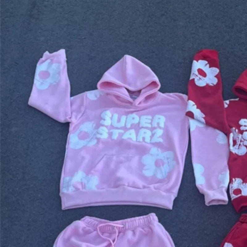 Sweat à Capuche Y2K Harajuku Imprimé Lettres