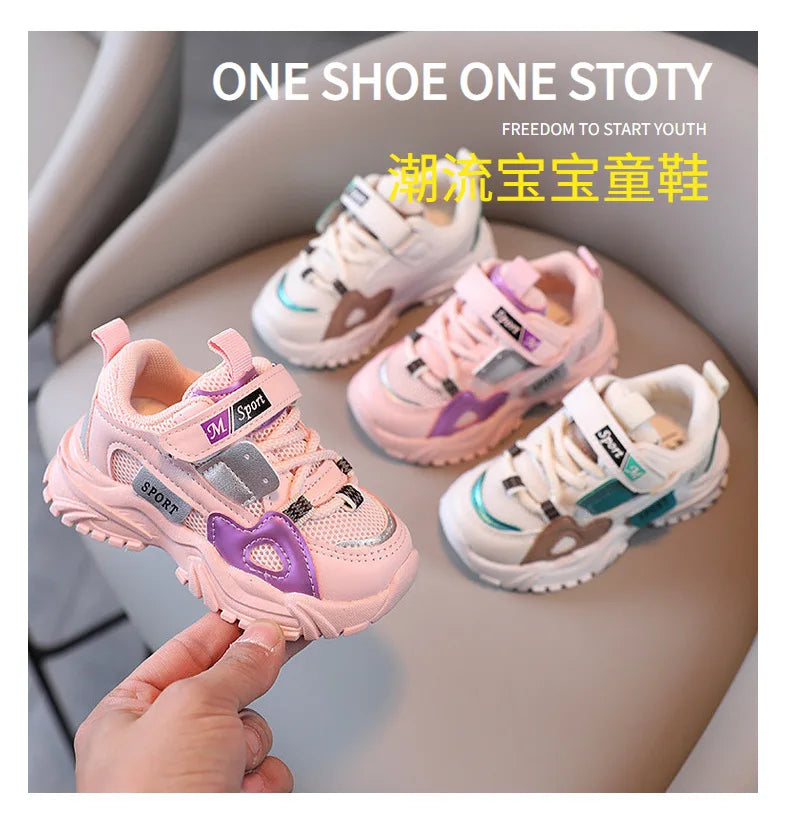 Chaussures de Sport Bébé Semelle Souple Respirante