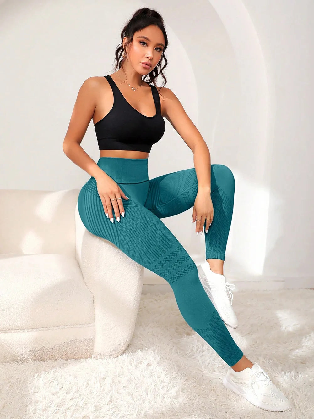 Legging Fitness Taille Haute Push-Up Femme