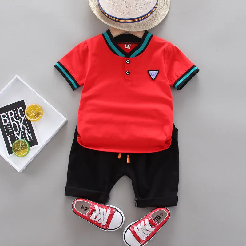 Ensemble Polo Bébé Garçon Coton Été