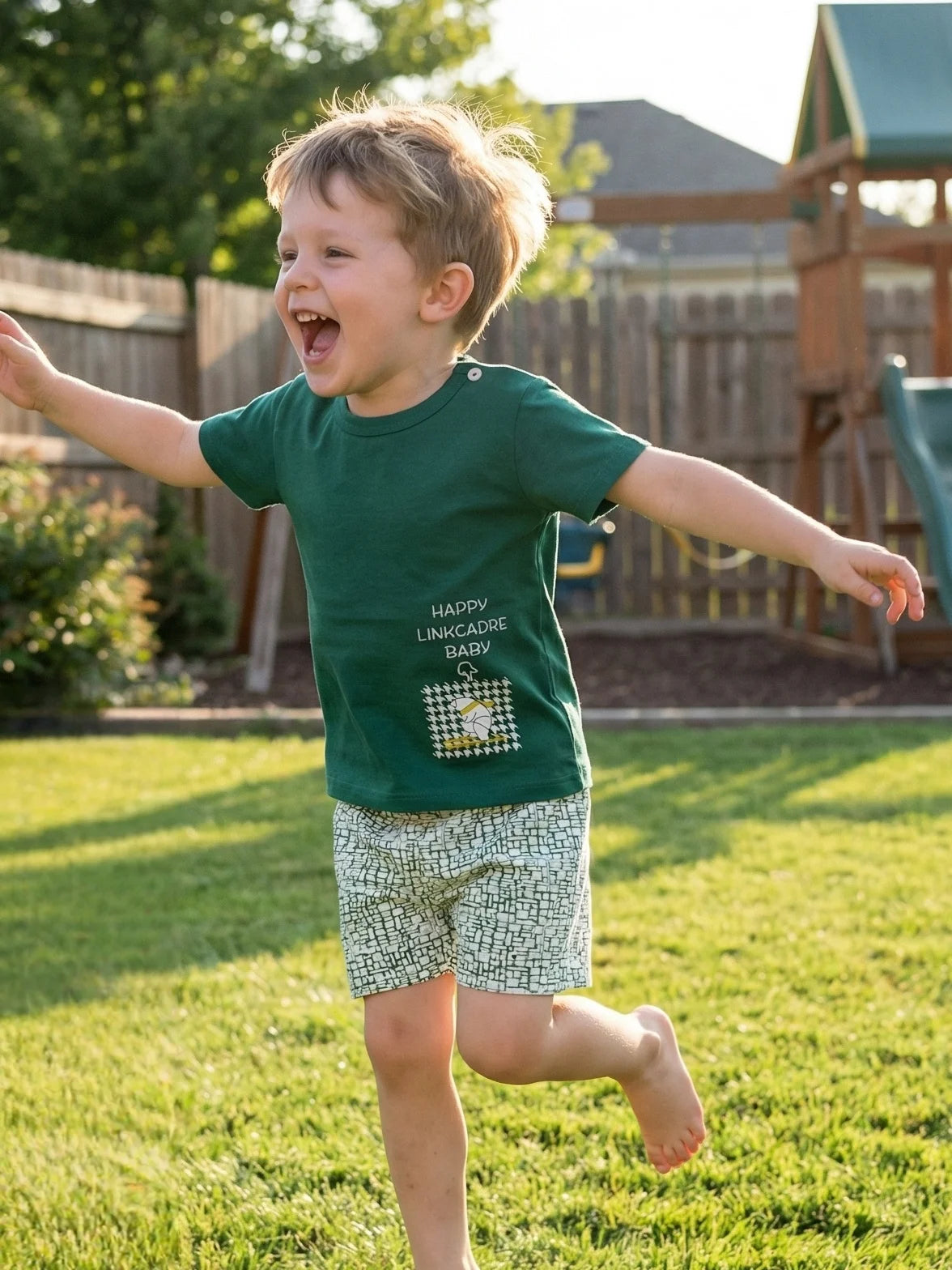 Ensemble Bébé Rayé 2 Pièces Été