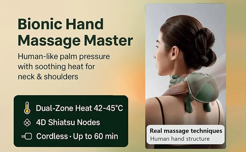 Masseur Nuque et Épaules Shiatsu Chauffant N7
