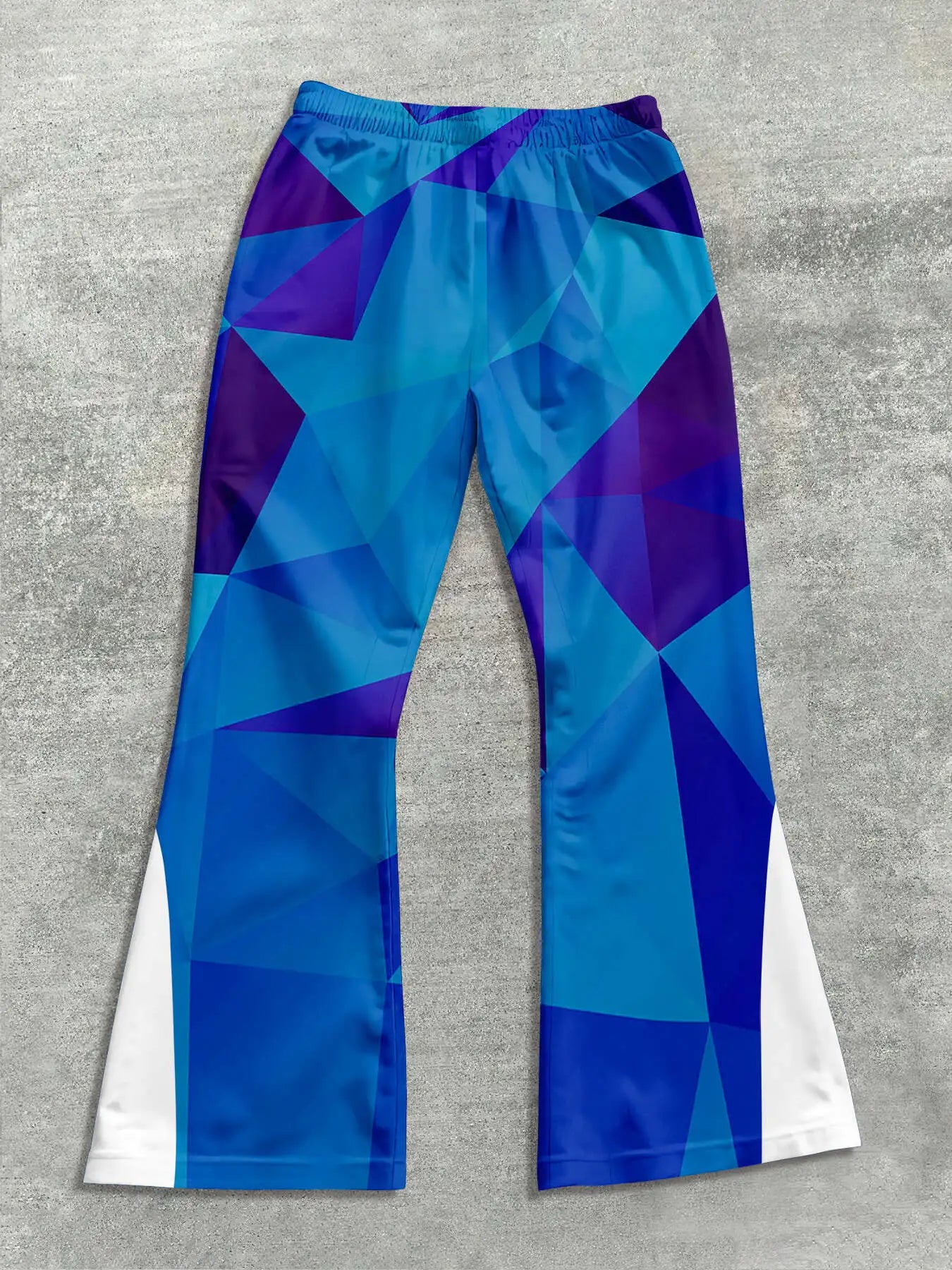 Y2k Flared Pants Men Loose 3D Print Trousers Casual Sweatpants Mid Waist Sporty Female Clothes Streetwear Hip Hop Vintage Pants